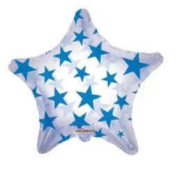 100 Wholesale Cv 22 Ds Royal Blue Stars Shape Clv
