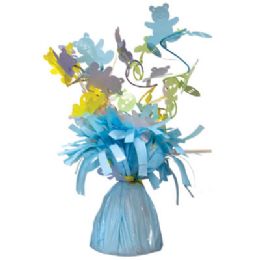 48 Pieces Wght Tinsel Blue Baby 4.75oz - Party Novelties
