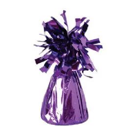 72 Pieces Wght Tinsel Purple Shiny 4.75oz - Party Novelties