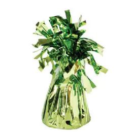 72 Pieces Wght Tinsel Lm Green Shiny 4.75oz - Party Novelties