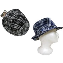 144 Wholesale Mens Fashion Fedora Hat