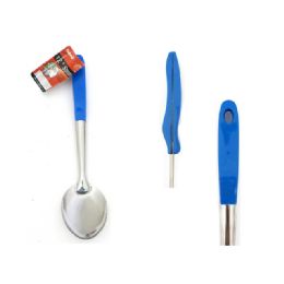 96 Wholesale Spoon W/handle Blue