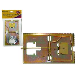 96 Pieces Mouse Trap Metal 3.25x6.25" - Home Accessories