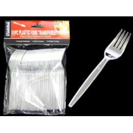 144 Wholesale 51 Pieces Plastic Fork