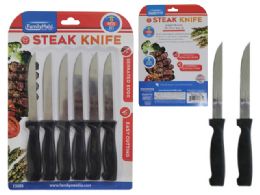 96 Wholesale 6 Piece Steak Knives