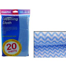 96 Wholesale Cleaning Cloth 20pcs 32x32cm