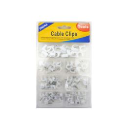 96 Pieces Canle Clips 90gm - Clips and Fasteners
