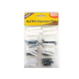 96 Pieces Screws W/expansion Pipe 137gm - Drills and Bits