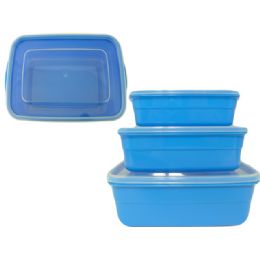 48 Wholesale 3 Piece Food Containers
