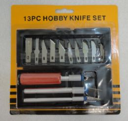 24 Sets 13pc Hobby Knife - Box Cutters and Blades