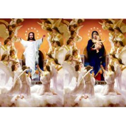 20 Wholesale 3d Picture 84--Jesus With Angels/mary With Angels