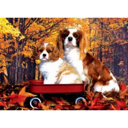 20 Wholesale 3d Picture 9599--Spaniel Dogs In Wagon
