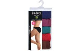 24 Wholesale Women's 5 Pack High Cut Panties