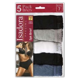 24 Wholesale Women's Neutral Tones FrencH-Cut Briefs Set