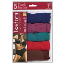 24 Wholesale Women's Jewel Tones Briefs Set