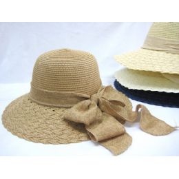 36 Pieces Ladies Summer Hat Assorted Colors - Sun Hats