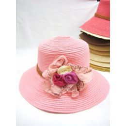 36 Pieces Ladies Summer Hat Assorted Color - Sun Hats