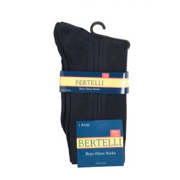 144 Wholesale Bertelli Dress Socks