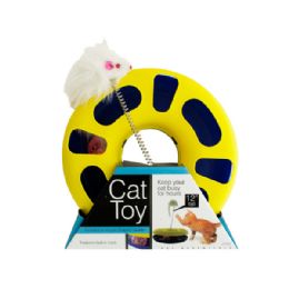 12 Wholesale Ball Track Cat Toy With Mouse Swatter