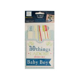 144 of 10 Things I Adore About My Baby Boy Journaling Pocket