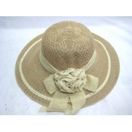 36 Wholesale Ladies Summer Hat Assorted Colors