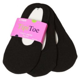 120 Pairs Tipi Toe Girls Foot Liners - Girls Ankle Sock