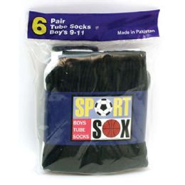 30 Units of Boy's Tube Socks Size 4-6 - Boys Ankle Sock