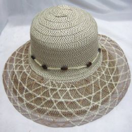48 Pieces Ladies Summer Hat Assorted Colors - Sun Hats