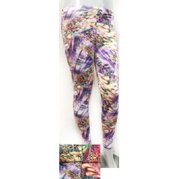 24 Wholesale Abstract Printed Leggings Assorted