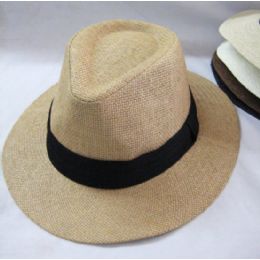 48 Wholesale Men's Summer Hat Assorted Color