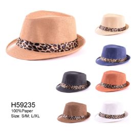36 Wholesale Fedora Fashion Assorted Hats