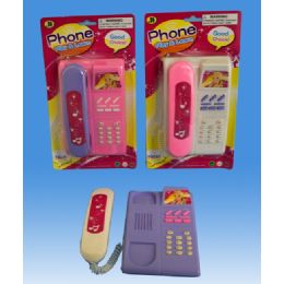 72 Wholesale Phone Set In Blister Card