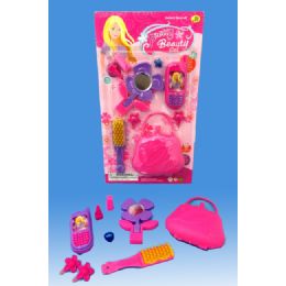 72 Pieces Beauty Set In Blister Card - Girls Toys