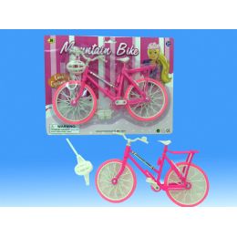 96 Pieces Bicycle In Blister Card - Dolls