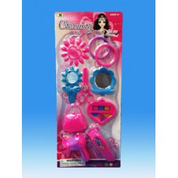 96 Pieces Beauty Set In Blister Card - Girls Toys