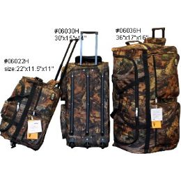 12 Pieces "E-Z Roll" 22" Hunting Rolling Duffel - Travel & Luggage Items