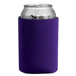 144 Wholesale Insulated Can Or Beverage Holder Purple