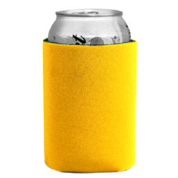 144 Wholesale Insulated Can Or Beverage Holder Yellow