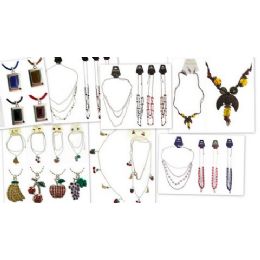 180 Units of Lot Of Fashion Necklace And Earring Sets Only Good Sellers - Necklace Sets