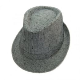 36 Wholesale Fashion Fedora Hat Light Gray Color Only