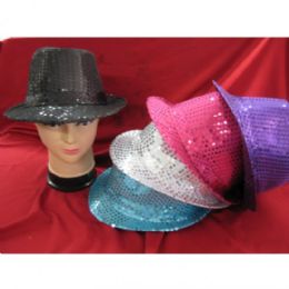 36 Wholesale Fashion Fedora Hat Assorted Colors