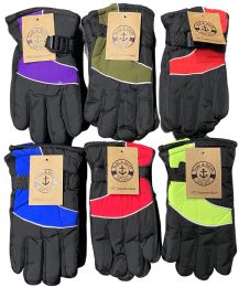 24 Units of Yacht & Smith Kids Thermal Sport Winter Warm Ski Gloves Bulk Pack - Kids Winter Gloves