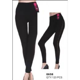 36 Pieces Womens Fashion Pants Black - Womens Capri Pants