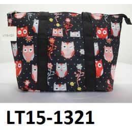 48 Units of Lunch Tote Three Outside Pockets Insulated Inside Zip Top Closure - Cooler & Lunch Bags