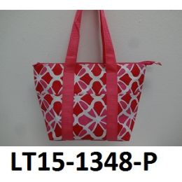 48 Wholesale Lunch Tote Three Outside Pockets Insulated Inside Zip Top Closure