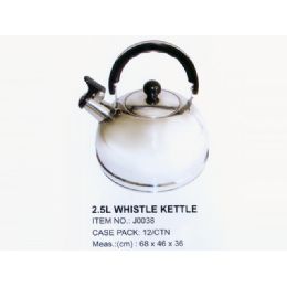 24 Wholesale 2.5 Liter Whistle Kettle