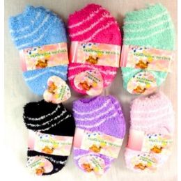 96 Wholesale Girl Fuzzy Socks