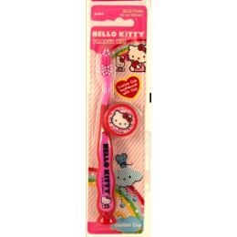 48 Pieces Hello Kitty Toothbrush With Cap - Toothbrushes and Toothpaste