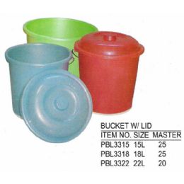 25 Pieces 18 L Bucket With Lid - Buckets & Basins