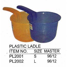 144 Wholesale Plastic Ladle Large